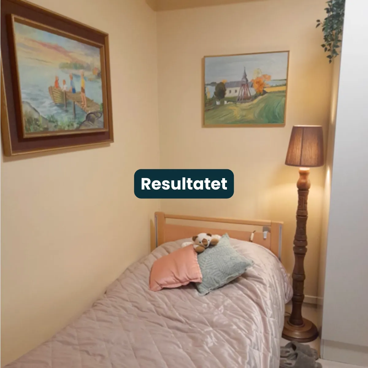 Inredningsbild för demensvänligt boende 2